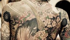Значения цветов и растений в японской татуировке Oriental