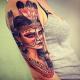 Indian tattoos and their motives for lovers of ancient American civilizations Tattoo wolf Indian sketches