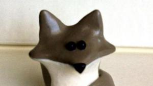 How to make a wolf from plasticine