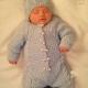 Knitted overalls for newborns - patterns and description
