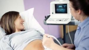 At what time are ultrasounds done during pregnancy?
